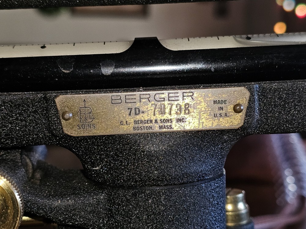 Berger Engineering Survey Scope, Box, Manual, Tuning Tool and Certification