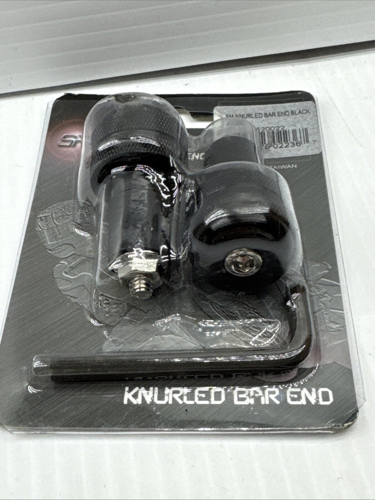 Speed Metal Knurled Bar Ends Black