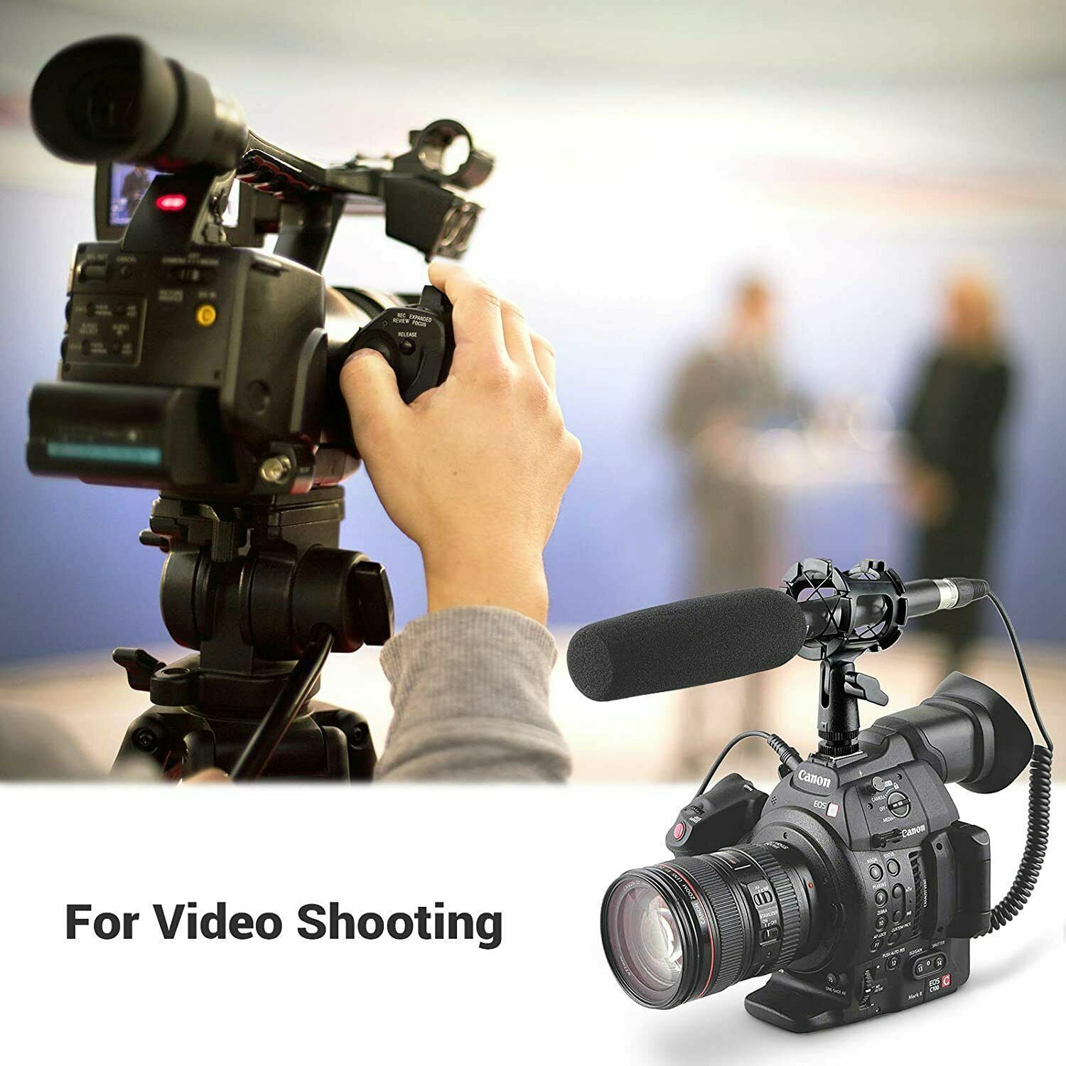 SmallRig Microphone Shock Mount w/Cold Shoe for Camera Top Handle |shoe adapter