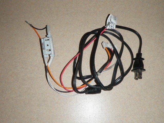 Toastmaster Bread Maker Power Cord Fuse Temp Sensor Assembly for Model 1183 only