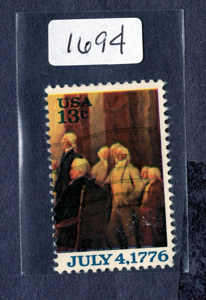 1976 Stamp #1694 Delegates Used