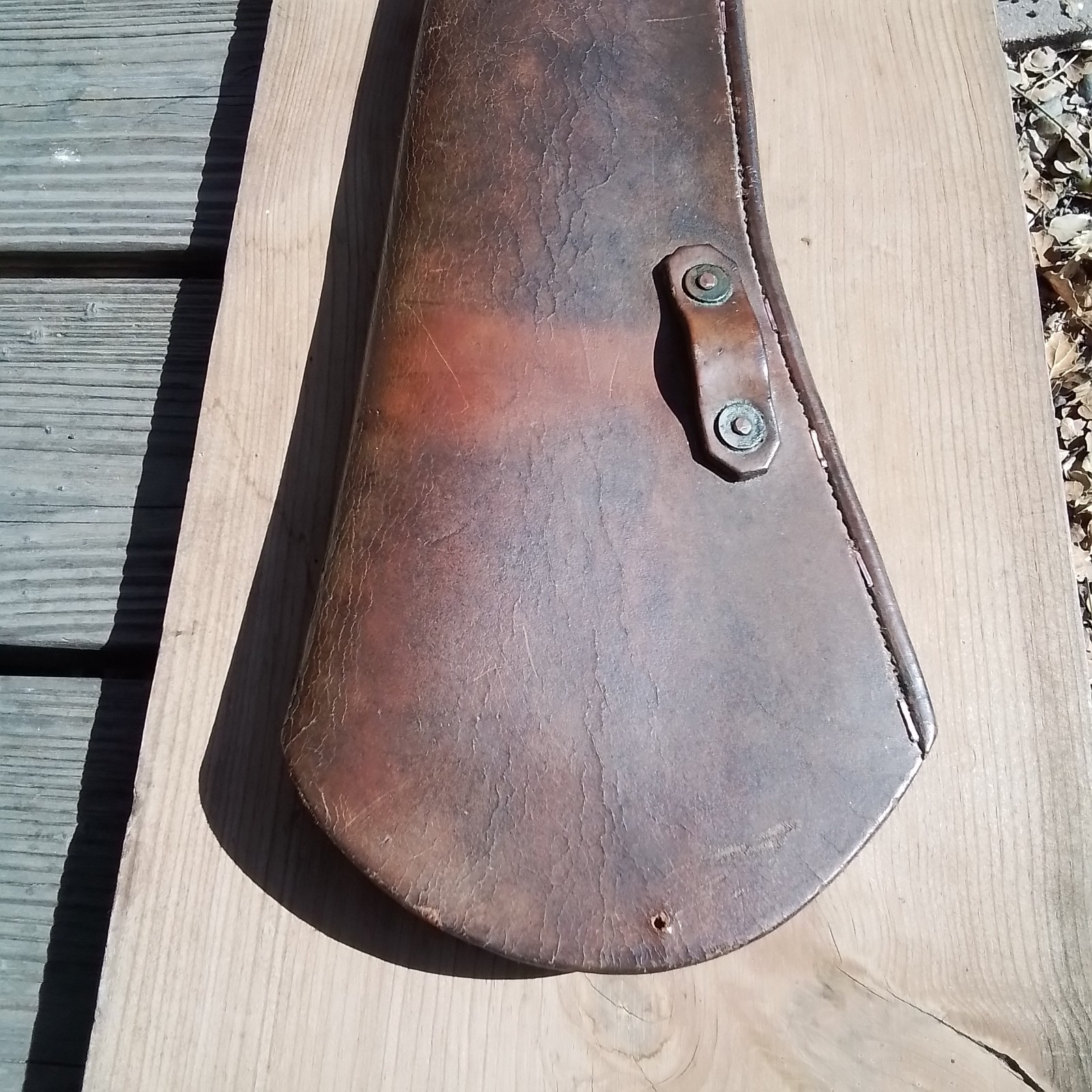 Vintage Saddle Carbine LEATHER SCABBARD 31"