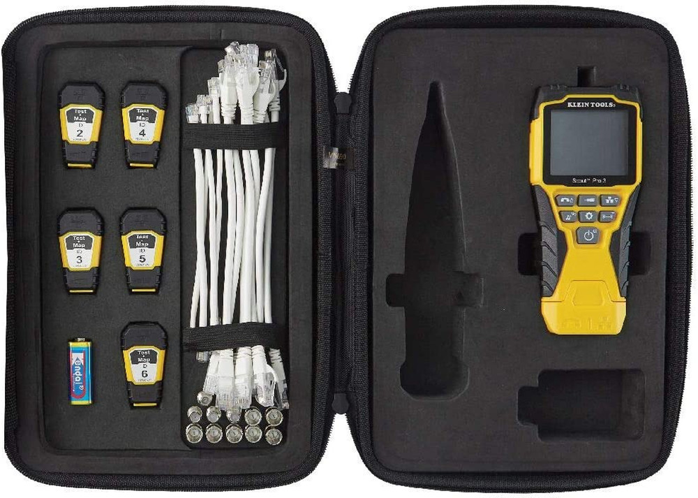 Cable Tester & Punchdown Tool Bundle for Voice, Data & Video Cables