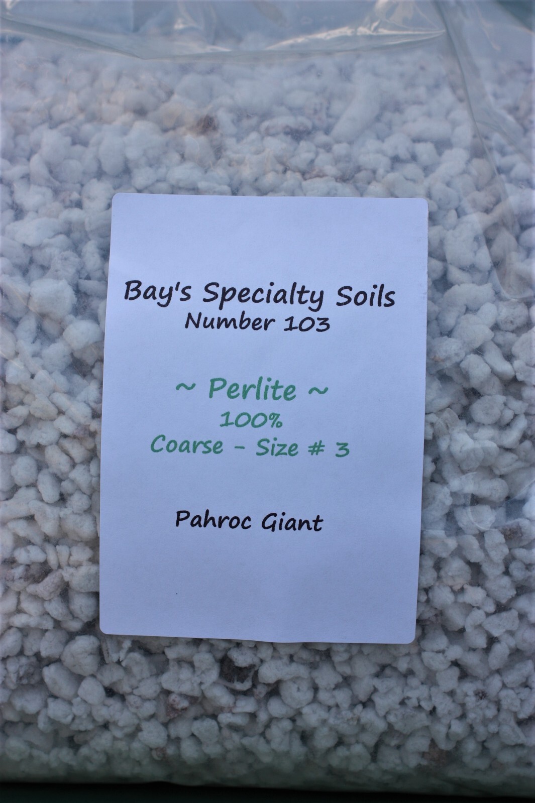 Perlite Coarse Size 3, Larger Volume 2 –4 Gal, Seed Starting, Hydroponics, Mixes