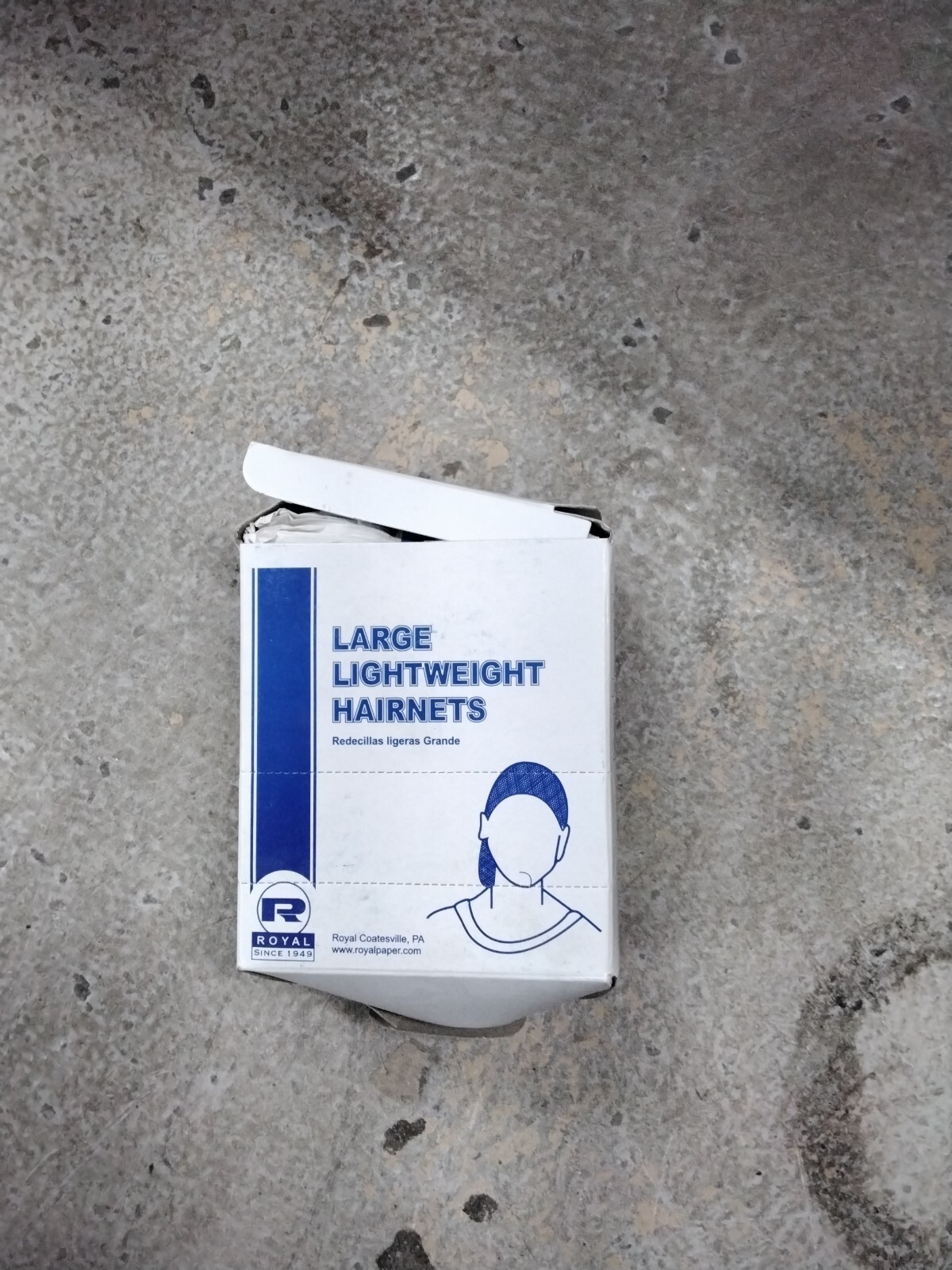 NEW Royal Large Lightweight Hairnets 144 Count Pt# Rph144ltbk28 FREE SHIPPING