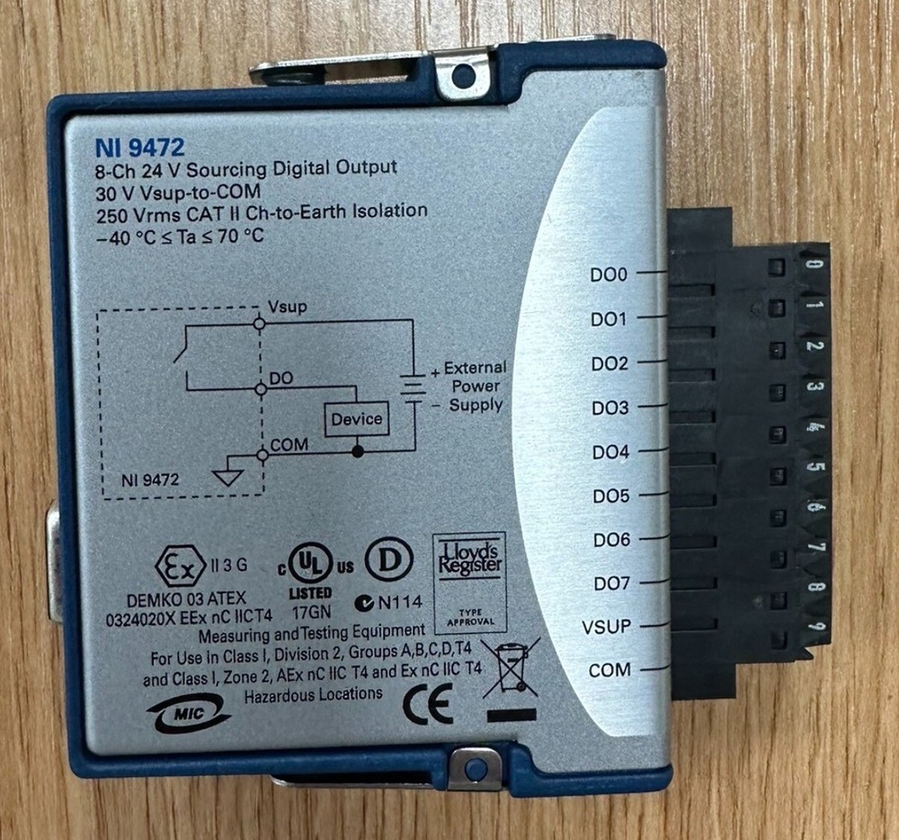 National Instruments NI9472 cDAQ Digital Output I/O Module 1*pcs