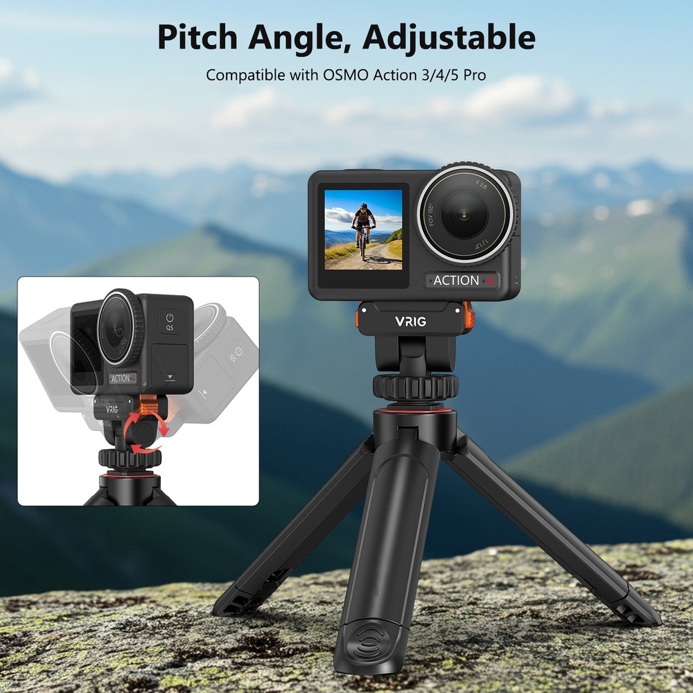 Cold Shoe Camera Mount Adapter Quick Release For DJI OSMO Action 5 Pro / 4 / 3