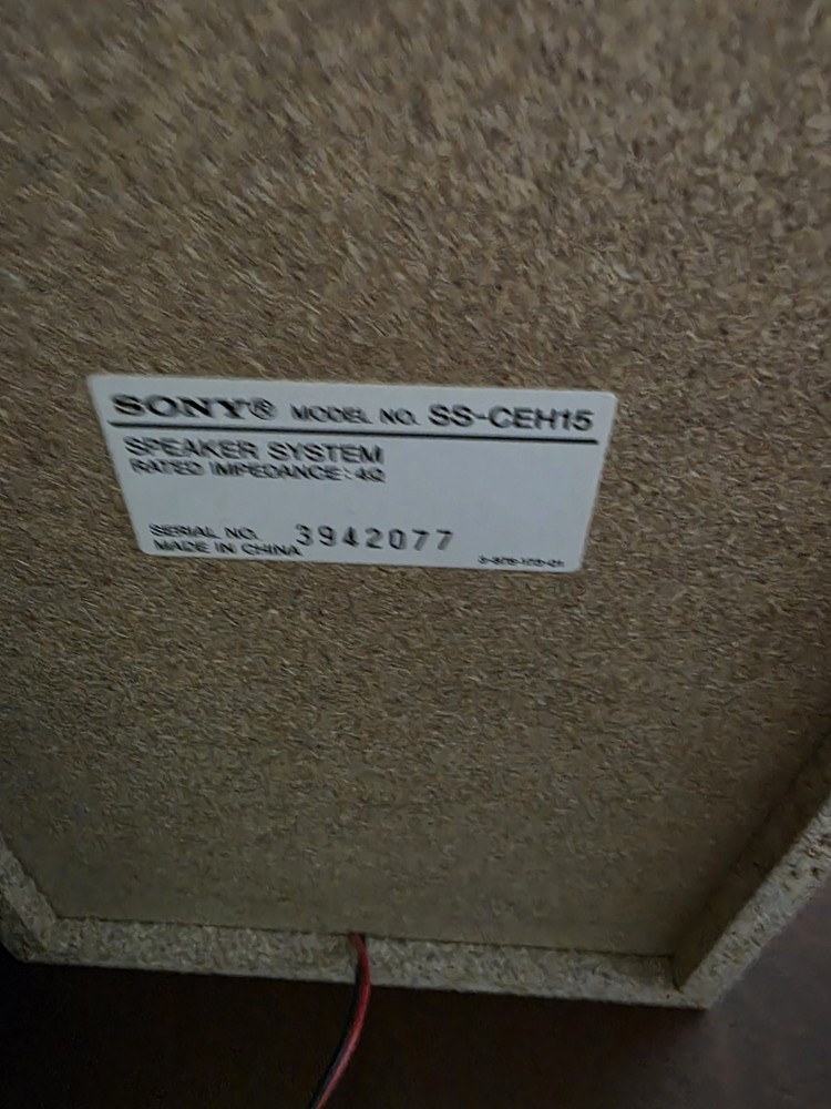 Sony Micro Hi-Fi Component System CMT-EH15