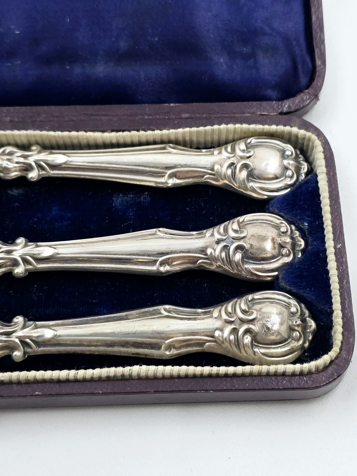Antique English Sterling Christening Set