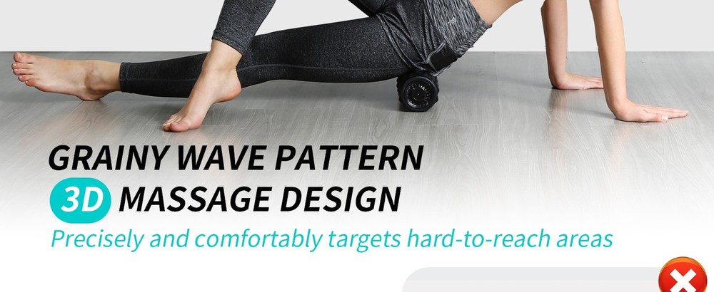 High-Density Vibrating Fo Roller Bla Customizable Speeds for Deep