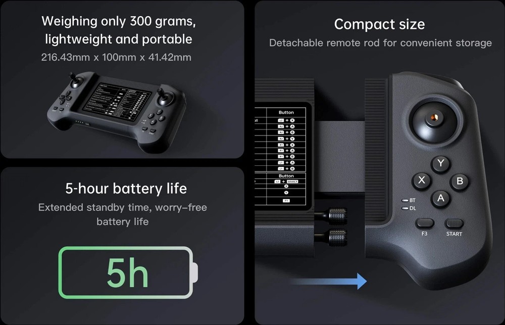 Unitree R3 Controller – Wireless Remote for Robot Dogs (Go2, Go2-W, B2)