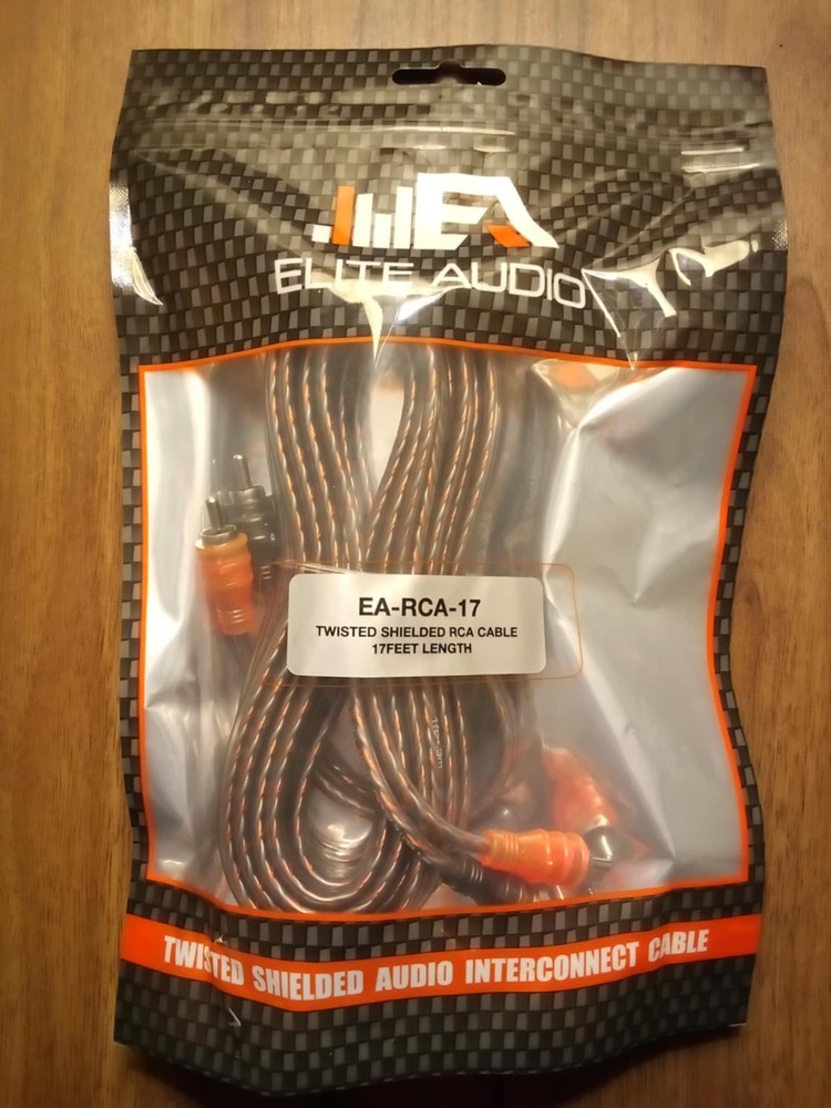 Elite Audio 17' 2 Channel RCA Cable