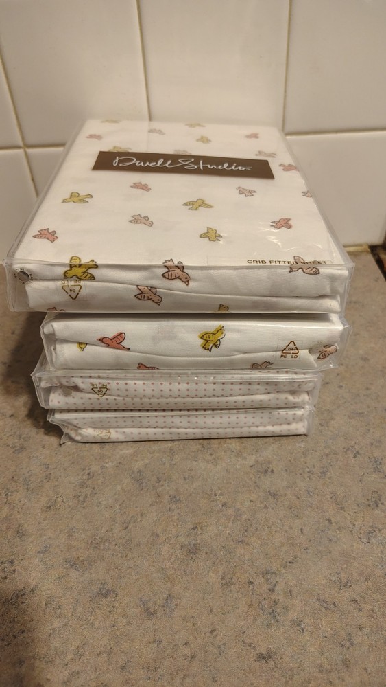 4 Pack Baby Fitted Crib Sheets