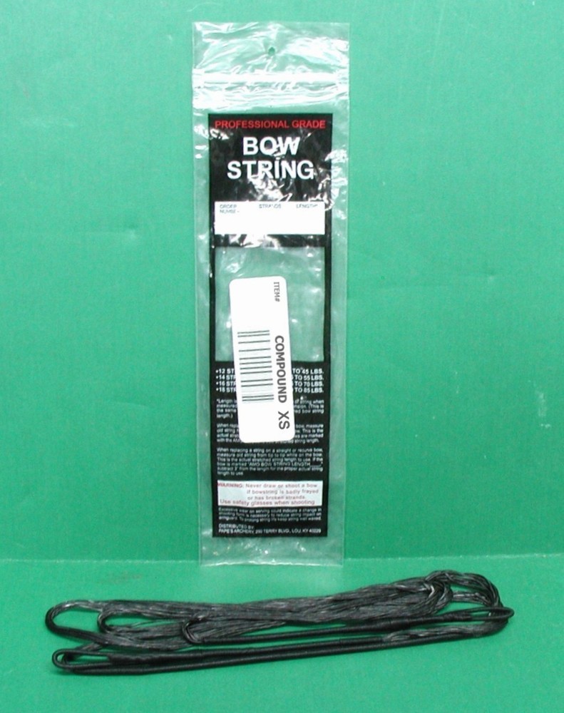 New Papes Professional Grade Compound Bow Replacement String - 59" 22 Strand XS