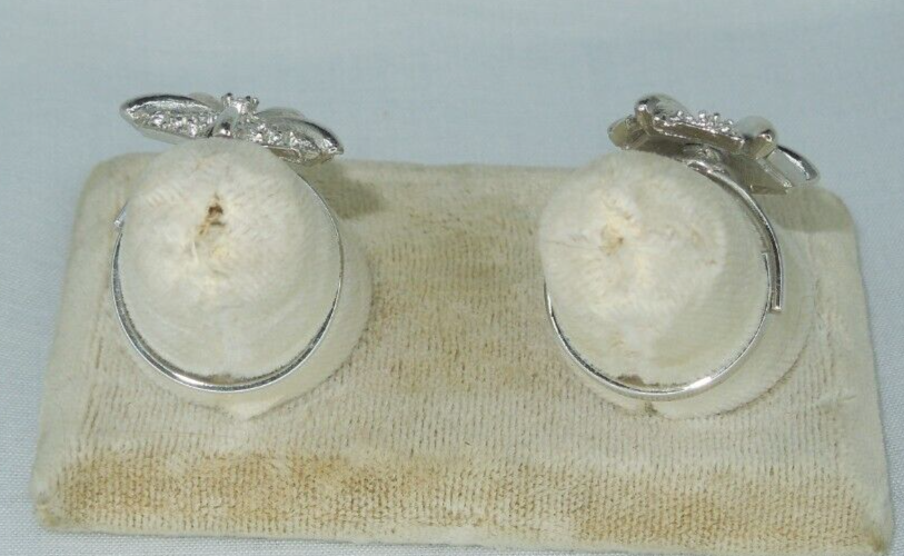 2 Ring Blanks Settings Adjustable silver Plated Brass NEW Sand Dollar 85V