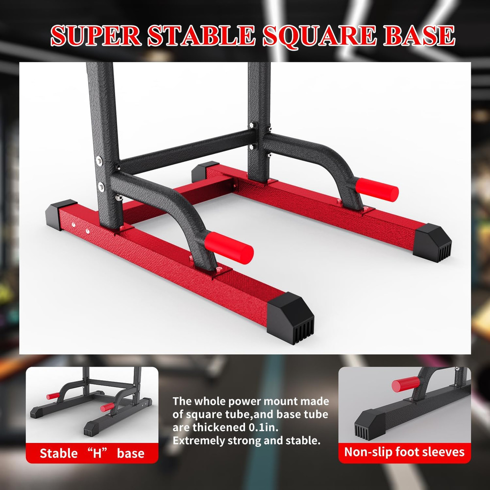 Power Tower Dip Station, Pull up Bar Station & Multi-Function Gym Equipment for