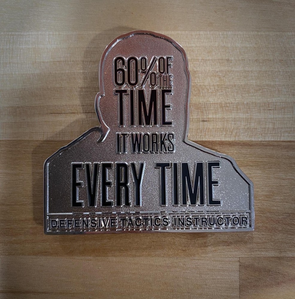 Defensive Tactics Instructor Coin - Limited!