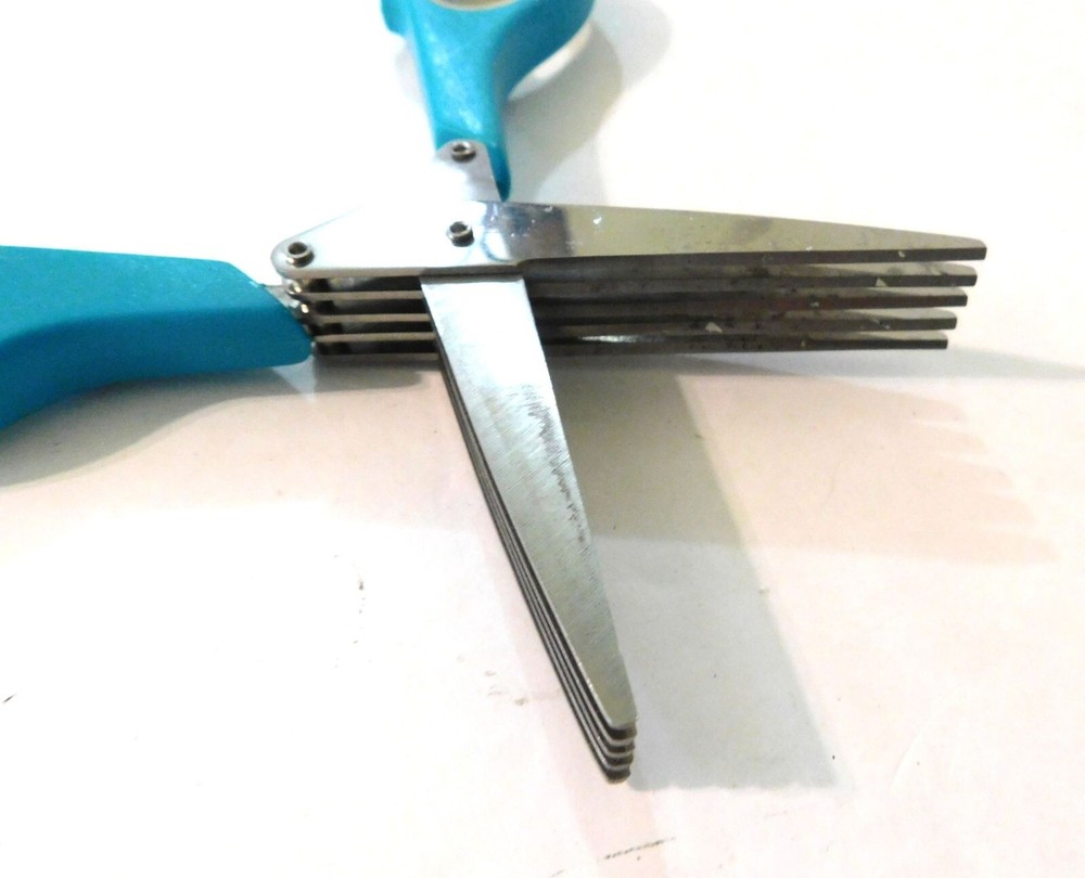 5-Blade Multipurpose Scissors Multi-Use Kitchen Office Tool Herbs Paper Security