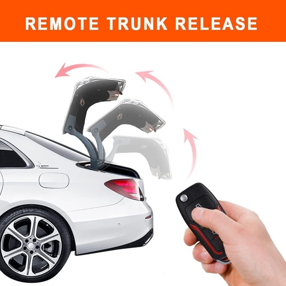 Car Security Alarm System Keyless Entry Remote Start Push Button Auto-Lock
