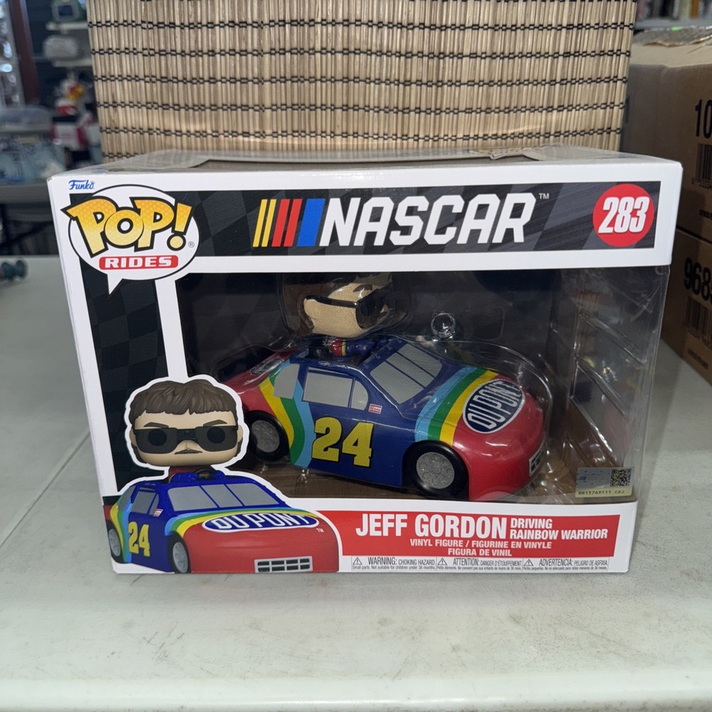 Funko Pop! Nascar Jeff Gordon Driving Rainbow Warrior #283 Vinyl Figure