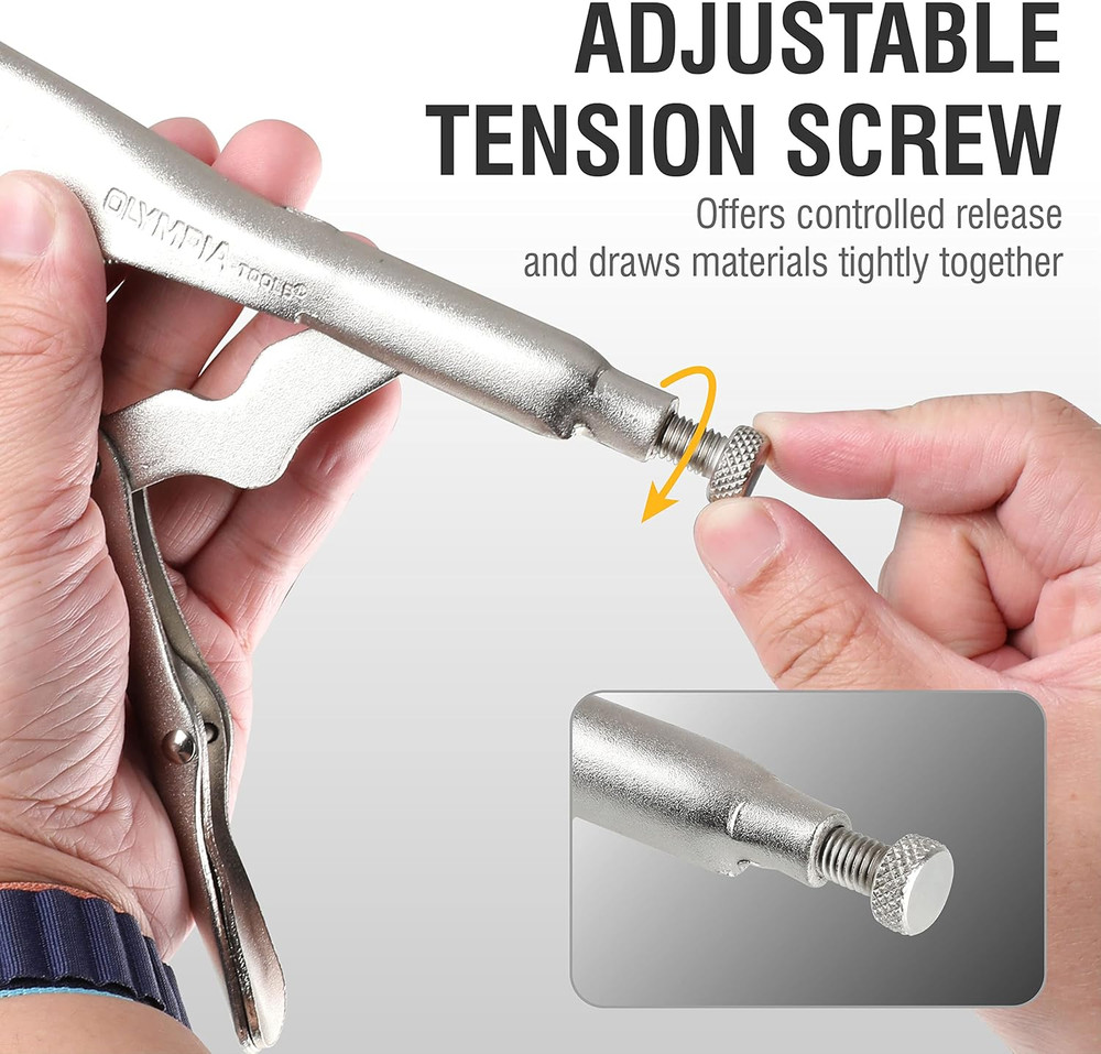 9" LOCKING PLIERS & WELDING CLAMP, 11-409