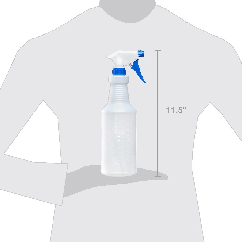 All Purpose Plastic Spray Bottle 32 oz 6 Pack Single Count