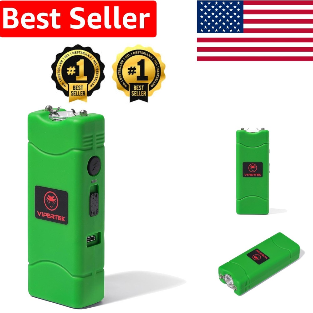 VTS-881 Micro Stun Gun: Compact Self Defense with LED Flashlight &