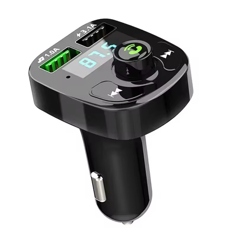 Bluetooth Car FM Transmitter MP3 Player Hands free Radio Adapter Dual USB Charge
