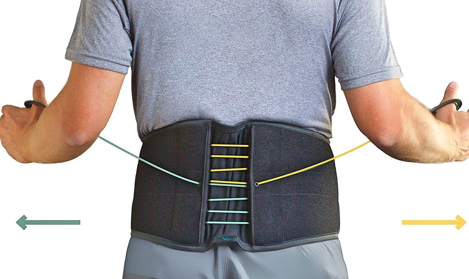 Aspen Quickdraw Pro Back Brace w/ Pulley System Lower-Back & Lumbar Pain Relief
