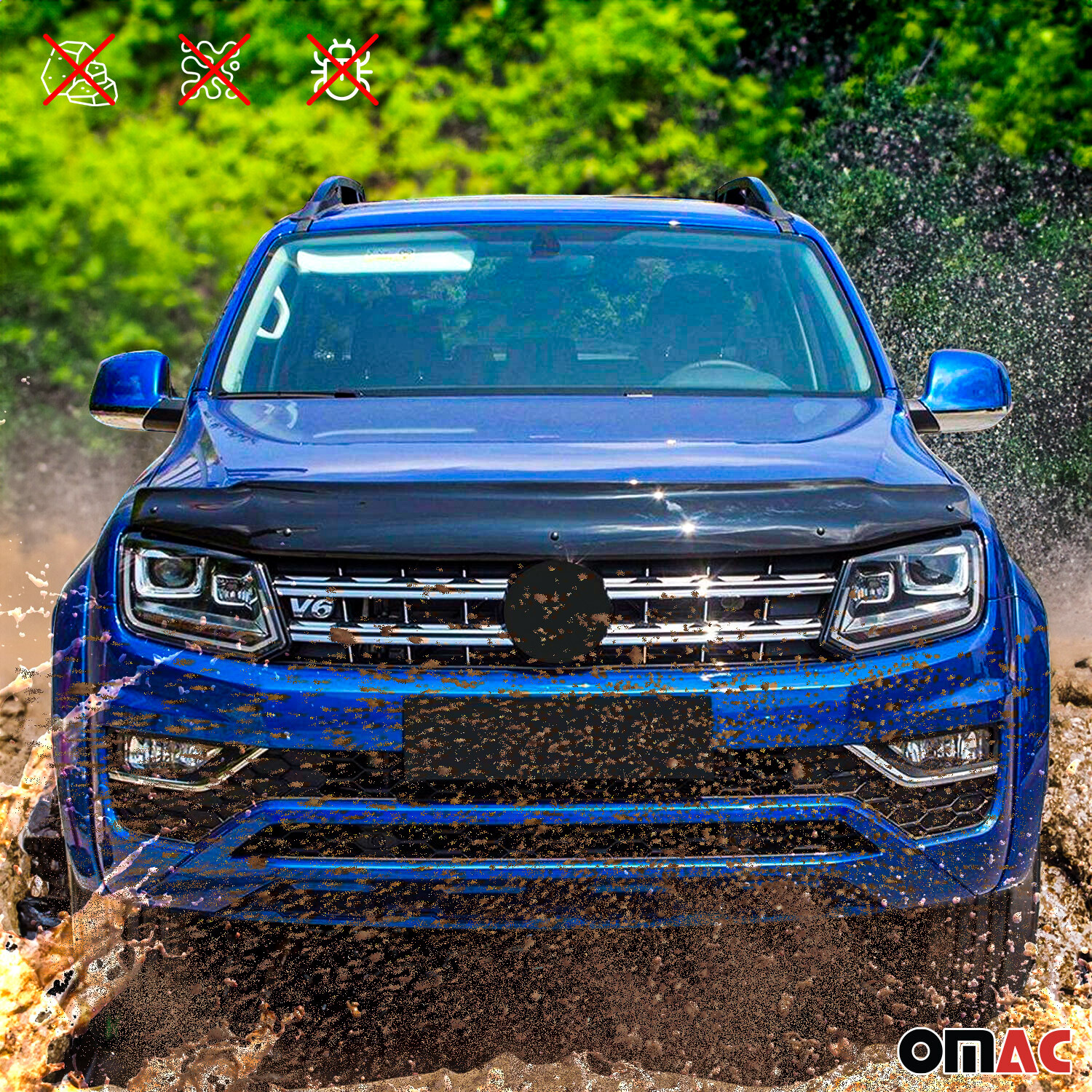 Front Bug Shield Hood Deflector Guard For Dodge Mercedes Sprinter W906 2014-2018