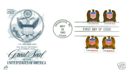 2603-04 Eagle & Shield  ArtCraft, FDC