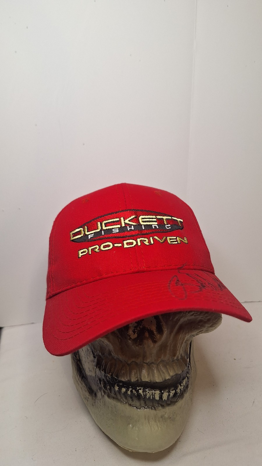 Duckett Fishing Pro Driven Signed Hat Autographed Boyd Duckett