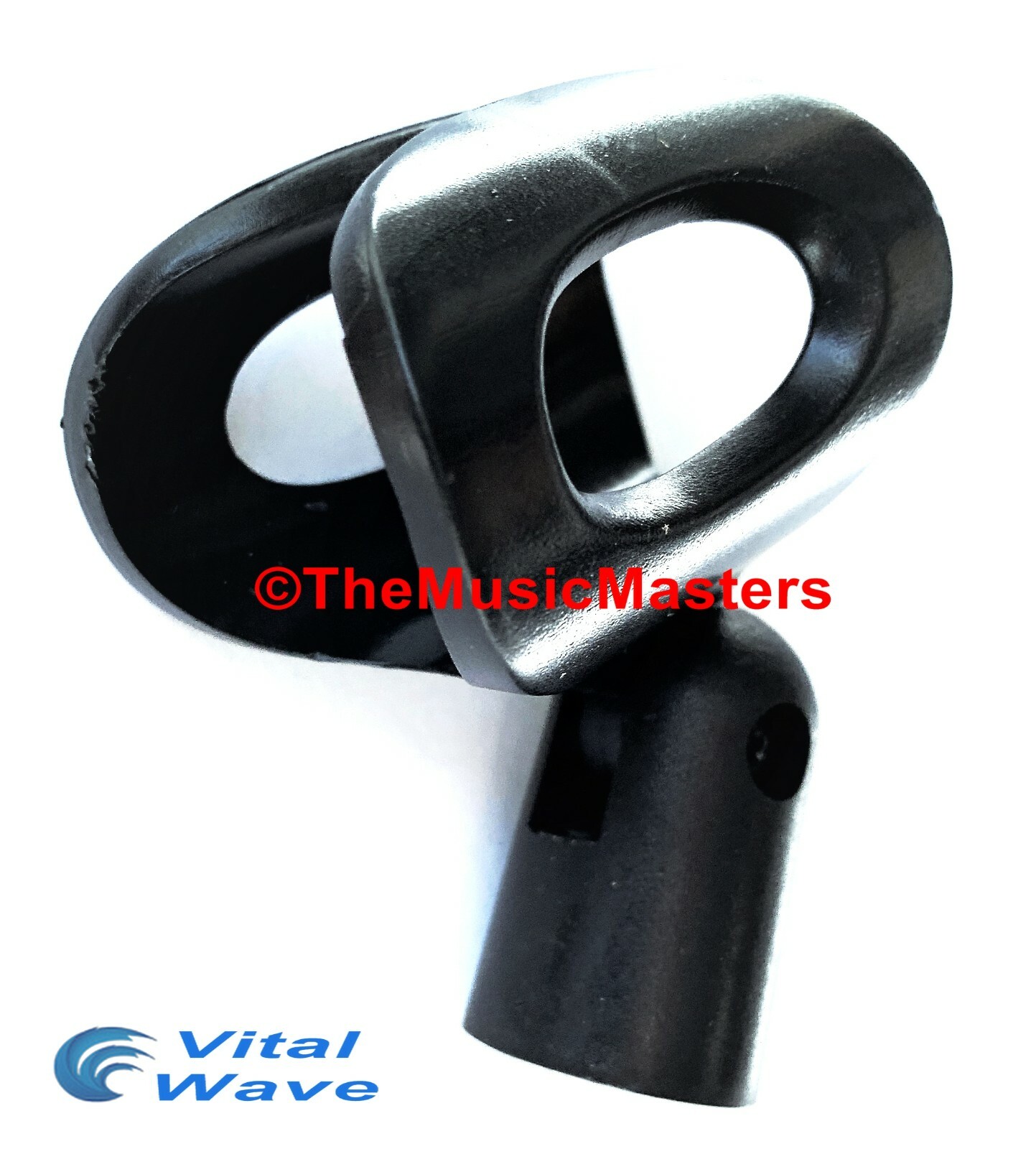 X-Large Wireless MICROPHONE CLIP Karaoke DJ Tripod Stand Mic Holder Clamp Mount