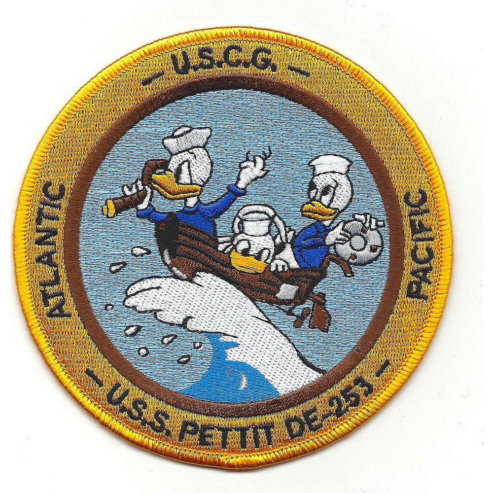 USS Pettit DE-253 USCG WWII Patch