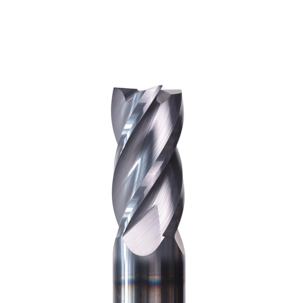 4 Flute 1/2"x1-1/4"x1/2"x3" Variable Helix Solid Carbide End Mill - AlTiN Coated