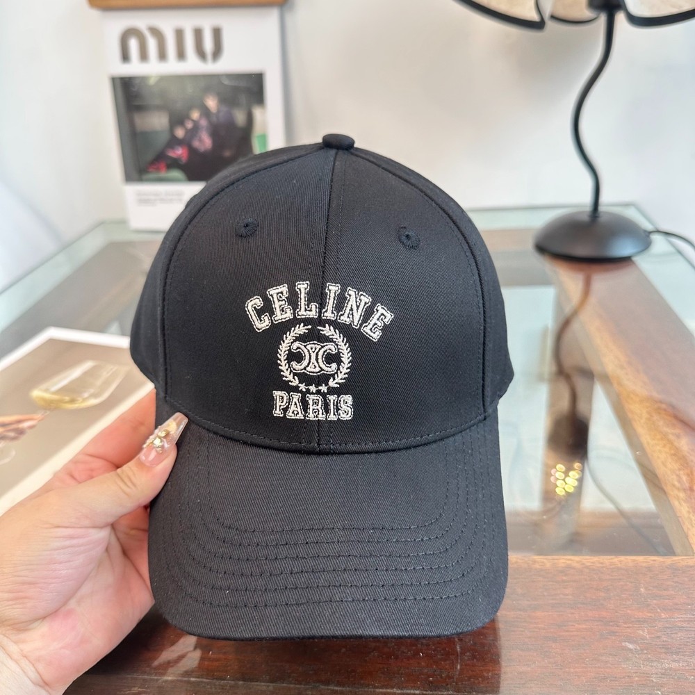 CELINE Minimalist, Adjustable, Trendy Baseball Cap