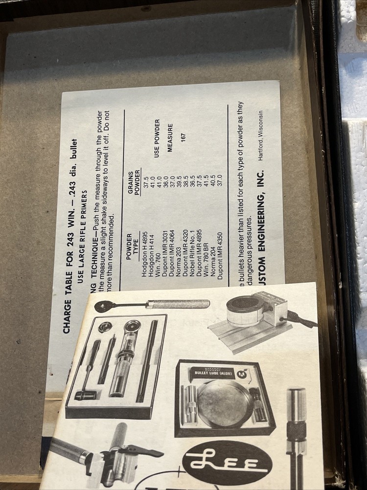 Lee Loader Target Model Partial for Parts 1958