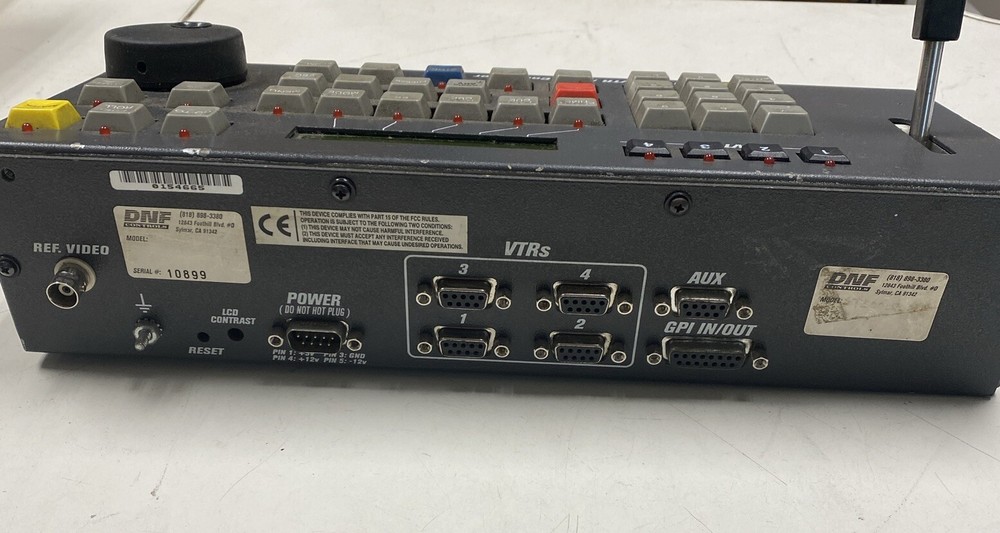 DNF Controls ST300 VTR DDR Slow Motion Controller / No power supply / Untested
