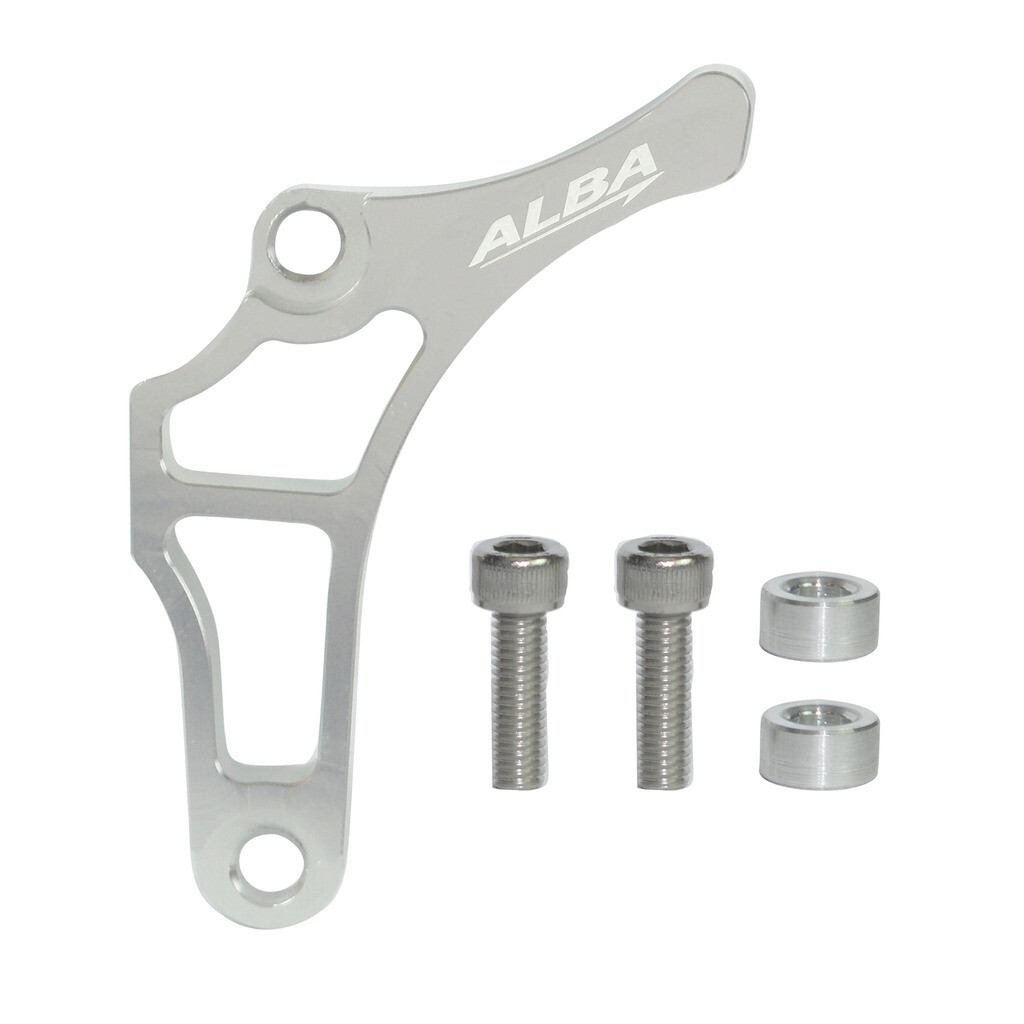 Yamaha YFZ 450R Case Saver Billet Aluminum Alba Racing Silver 251 T6 S