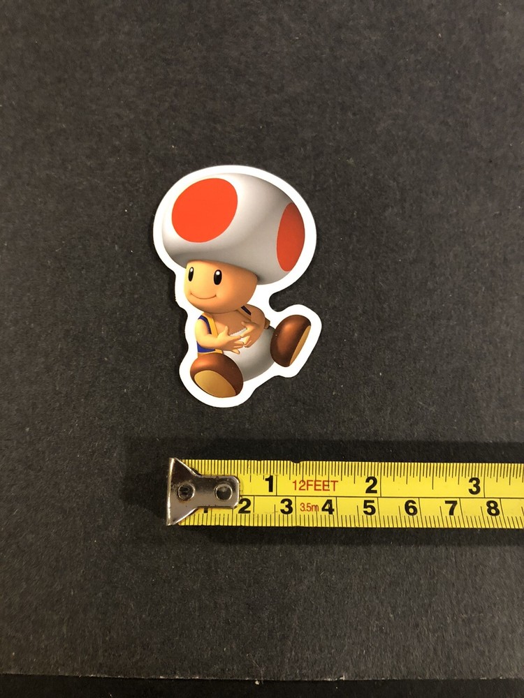 Super Mario toad sticker insert