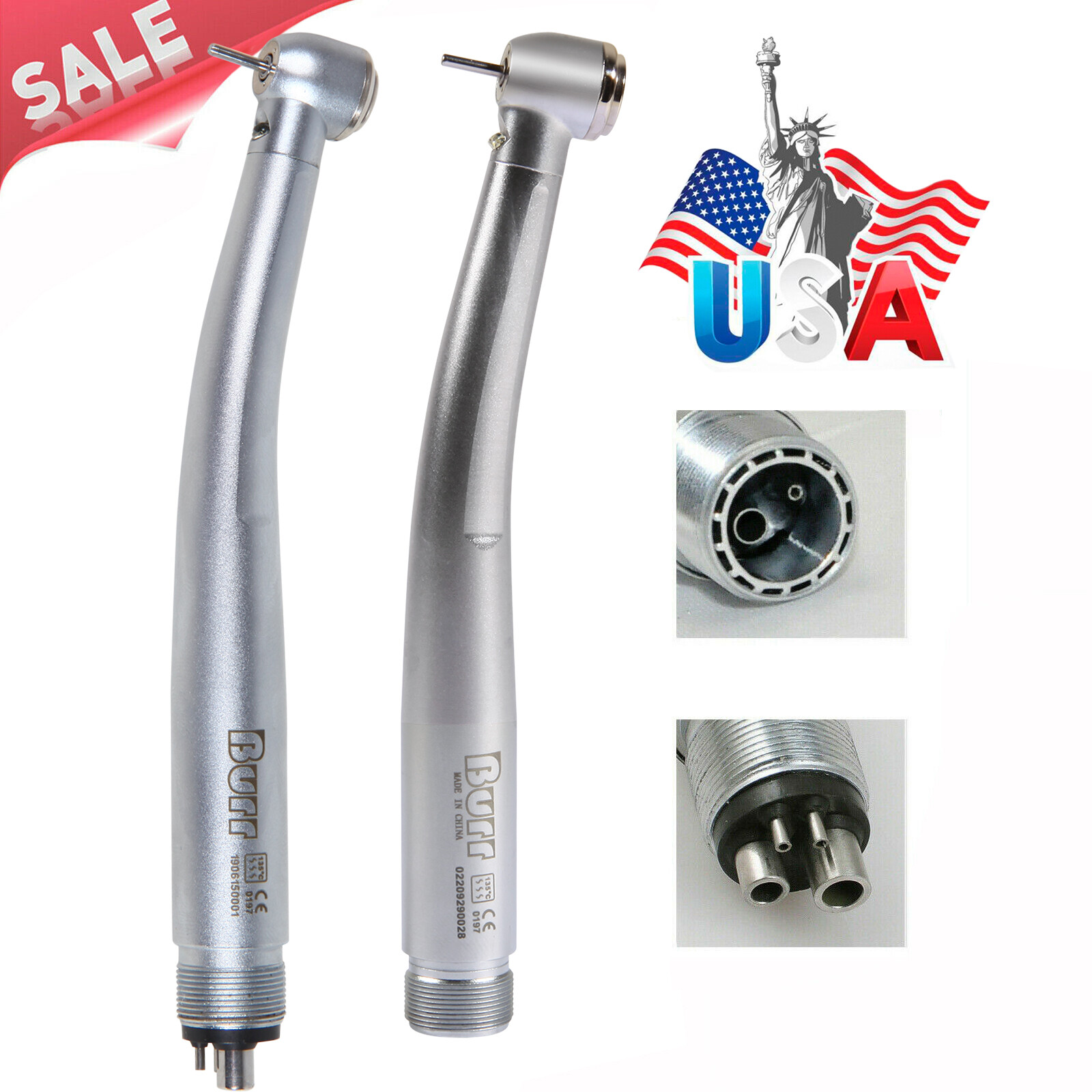 Dental Fiber Optic LED E-generator high speed handpiece 4HOLE/2HOLE NSK Style