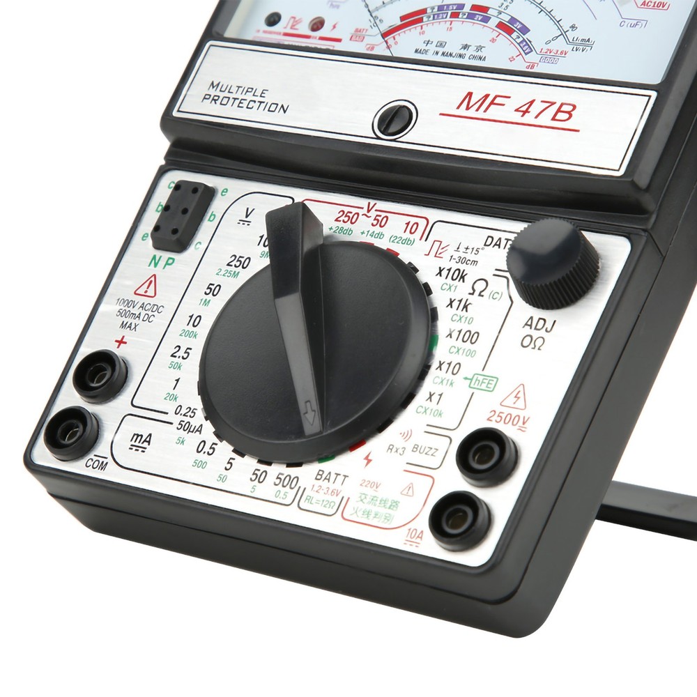 MF47B Digital Screen Multimeter AC DC Voltage Current Detector