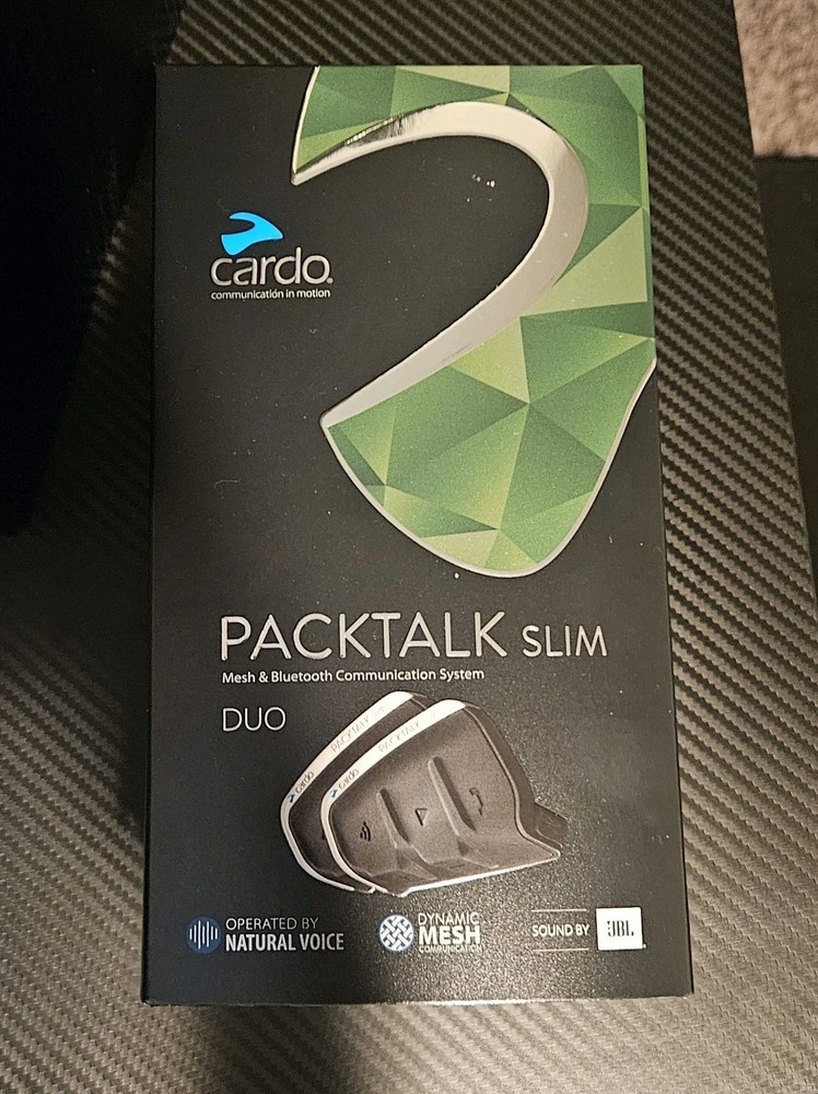 Cardo Packtalk Slim Single JBL Bluetooth Communication System