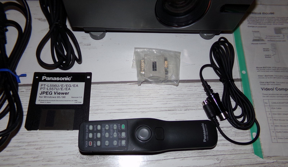 Panasonic PT-L557U LCD Projector W/ Remote