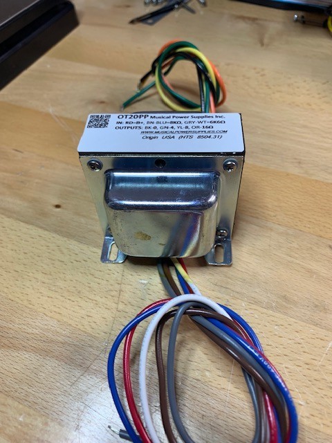 OT20PP- HC87 Output transformer 25VA & 8K/6K6 to 4/8/16 ohm