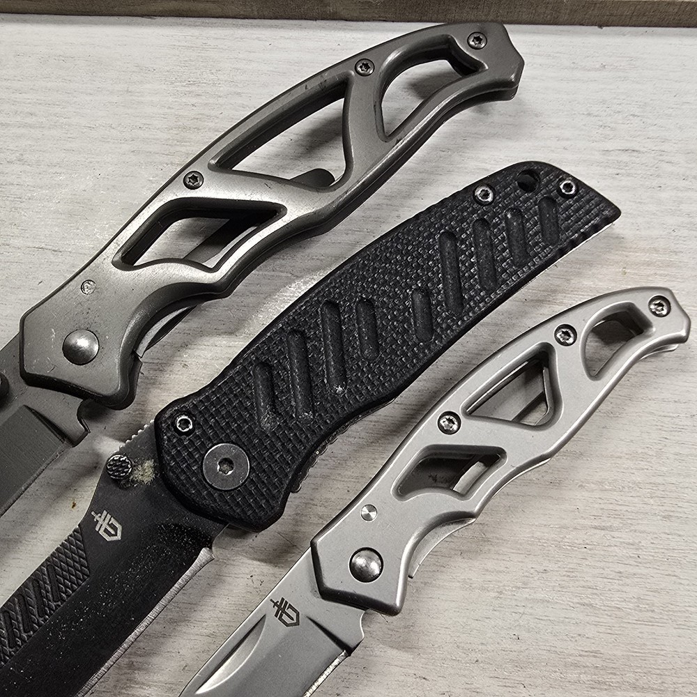 GERBER PARAFRAME POCKET KNIFE FRAMELOCK & MINI PARAFRAME & MINI SWAGGER