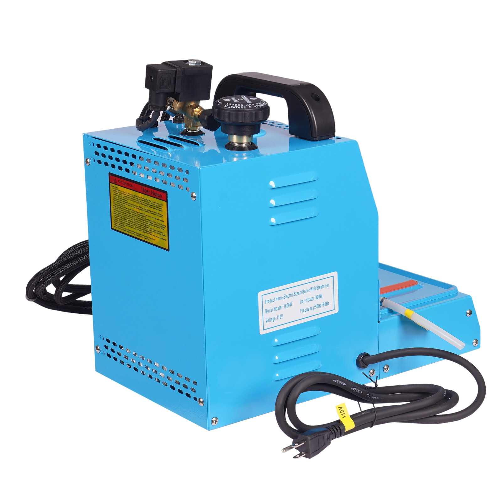 Electric Steam Iron with Boiler for Dry Cleaner Curtain Blue 110V Commercial