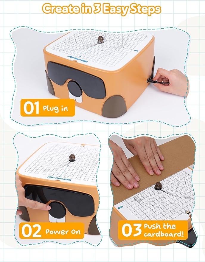 Kid-Safe Power Tool for Cutting Cardboard - STEM + STEAM Educational Toy