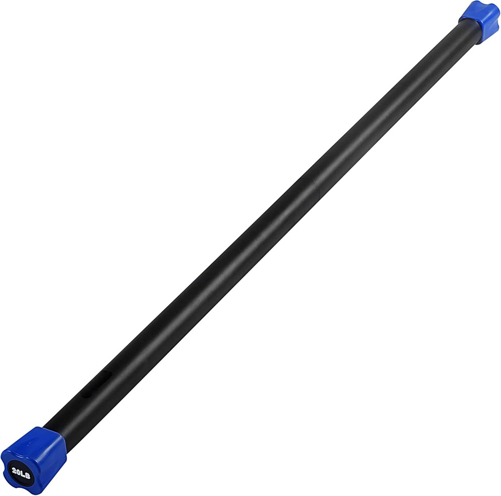 Weighted Workout Bar with Rubber Padding