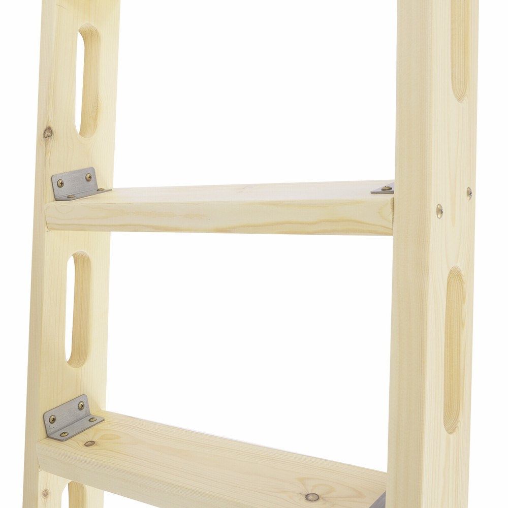 5 Steps Solid Wood Bunk Bed Ladder for Safe, Space-Saving Climbing